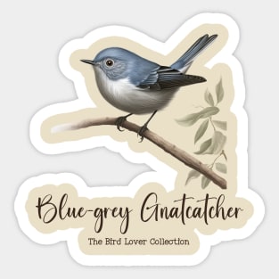 Blue-grey Gnatcatcher - The Bird Lover Collection Sticker